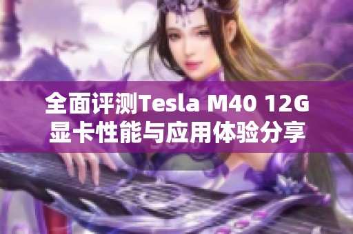 全面评测Tesla M40 12G显卡性能与应用体验分享