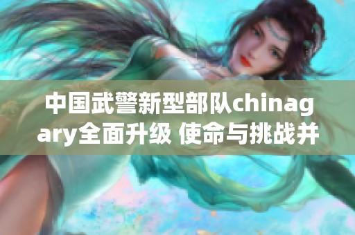 中国武警新型部队chinagary全面升级 使命与挑战并存