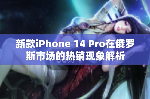 新款iPhone 14 Pro在俄罗斯市场的热销现象解析