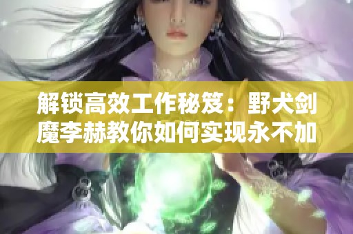 解锁高效工作秘笈：野犬剑魔李赫教你如何实现永不加班