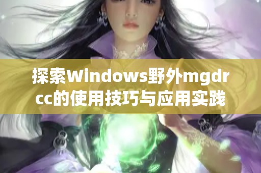 探索Windows野外mgdrcc的使用技巧与应用实践