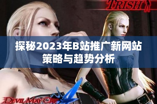 探秘2023年B站推广新网站策略与趋势分析