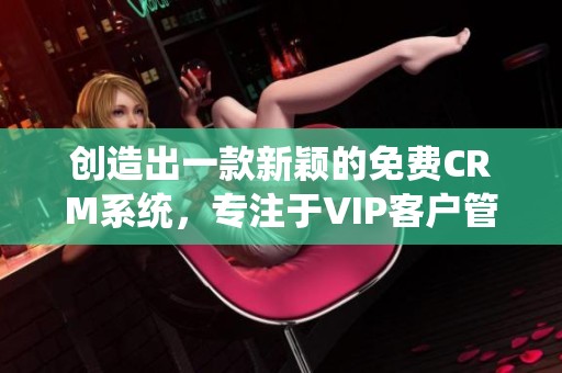 创造出一款新颖的免费CRM系统，专注于VIP客户管理特色