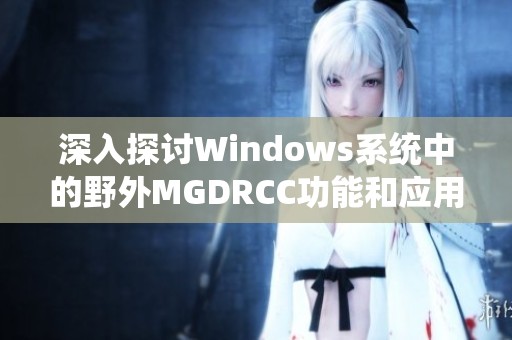 深入探讨Windows系统中的野外MGDRCC功能和应用实例