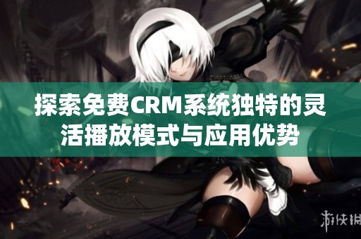 探索免费CRM系统独特的灵活播放模式与应用优势