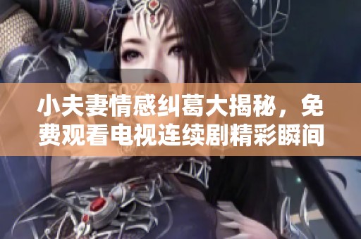 小夫妻情感纠葛大揭秘，免费观看电视连续剧精彩瞬间