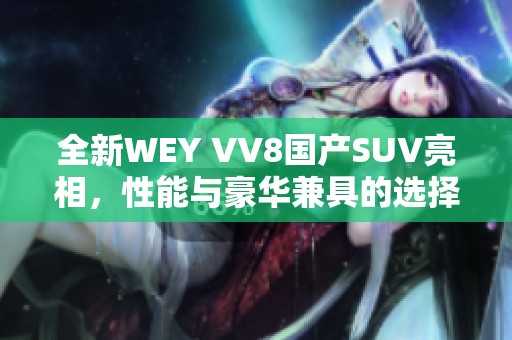 全新WEY VV8国产SUV亮相，性能与豪华兼具的选择