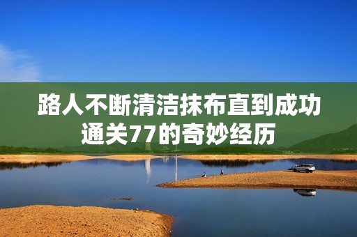 路人不断清洁抹布直到成功通关77的奇妙经历