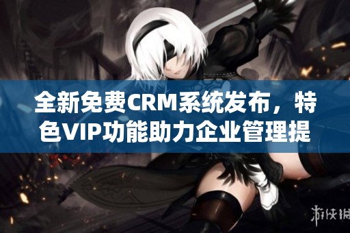 全新免费CRM系统发布，特色VIP功能助力企业管理提升