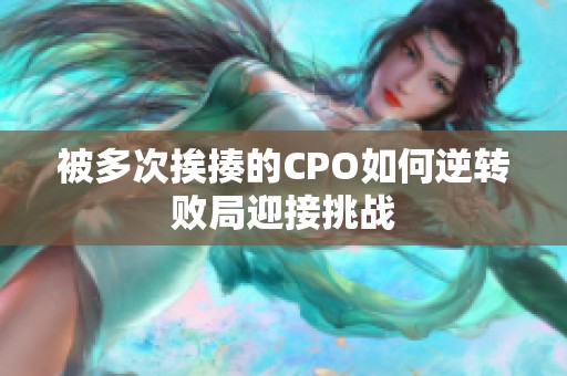 被多次挨揍的CPO如何逆转败局迎接挑战