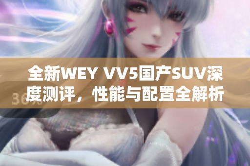 全新WEY VV5国产SUV深度测评，性能与配置全解析