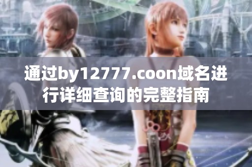 通过by12777.coon域名进行详细查询的完整指南