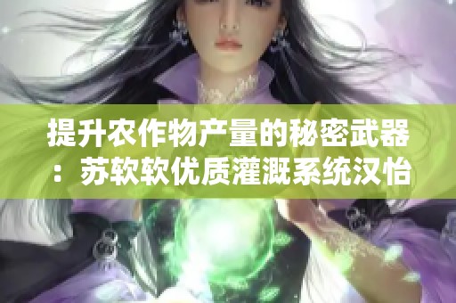 提升农作物产量的秘密武器：苏软软优质灌溉系统汉怡解析