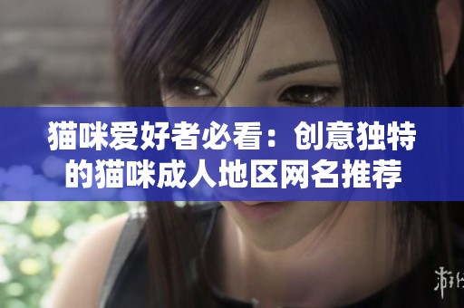 猫咪爱好者必看：创意独特的猫咪成人地区网名推荐