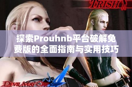 探索Prouhnb平台破解免费版的全面指南与实用技巧