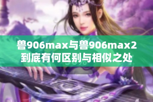 兽906max与兽906max2到底有何区别与相似之处