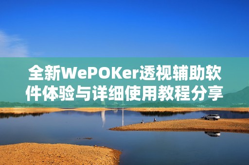 全新WePOKer透视辅助软件体验与详细使用教程分享